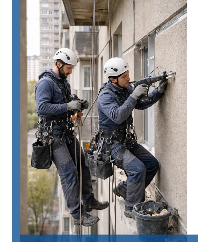 Промышленные альпинисты высотные работы и монтаж в Самаре